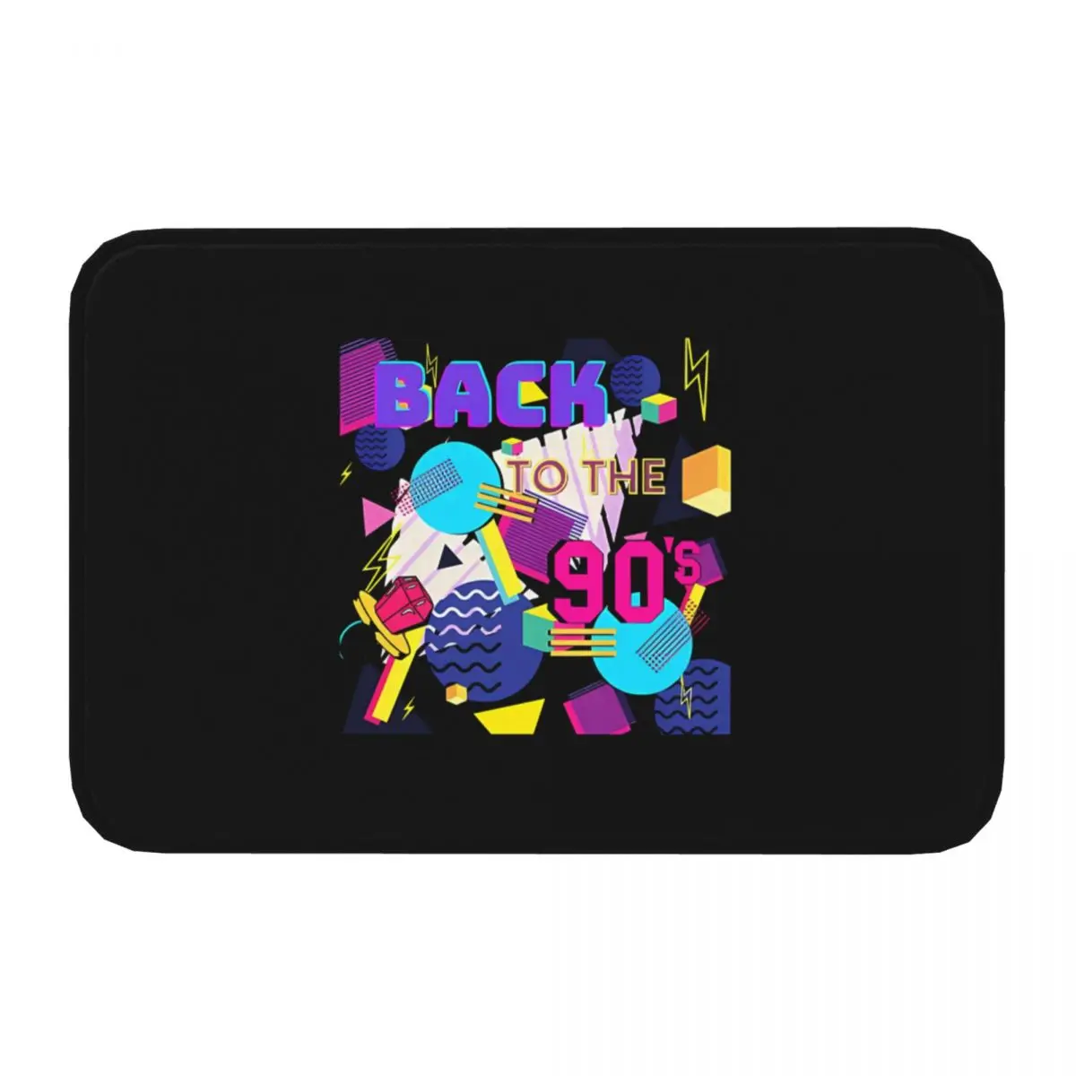 Back To The 90s Cartoon Bathroom Mat Tank Top Doormat Kitchen Carpet Outdoor Rug Home Decoration