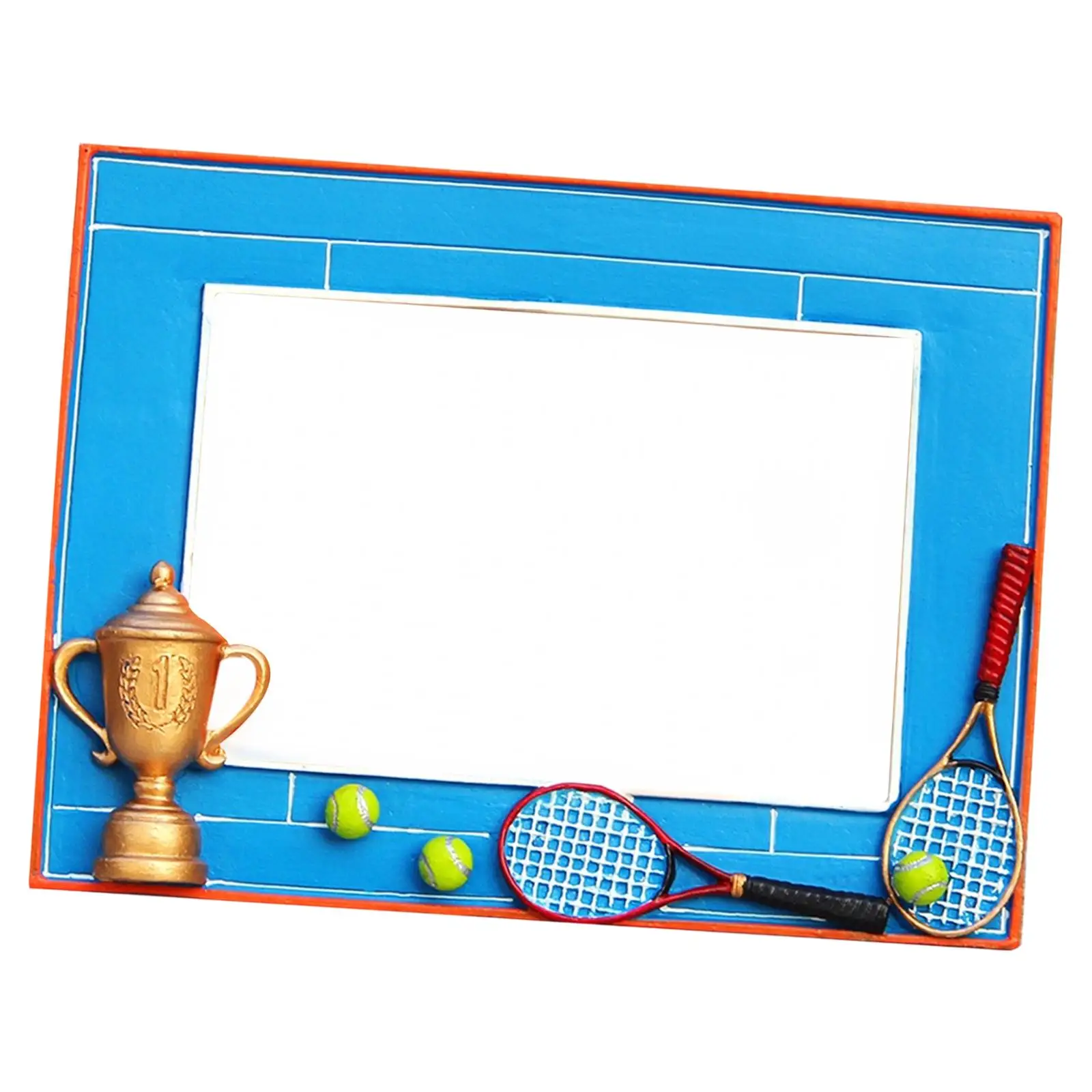 Tennis Photo Frame,Display Case Easy to Install DIY Gifts,Memorable Keepsake Ornament Picture Frame for Father Mom Coaches Home