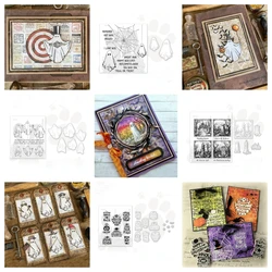 The ghost of Halloween Metal Cutting Dies and Stamps Stencils For DIY Scrapbooking Photo Album Die Cut Embossing Paper Card 2024