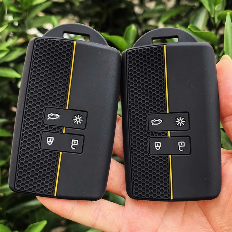 Für Renault Austral Captur Arkana Koleos Zoe Scenic Dacia Sandero Duster Logan Jogger Kadjar Clio Megane Silikon-Schlüsselhülle FOB