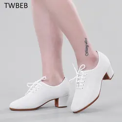 Women Dance Shoes Ballroom Latin Dance Shoes Lady Modern Tango Shoes Girl Dance Sneaker Jazz Shoes heeled 3.5/5cm