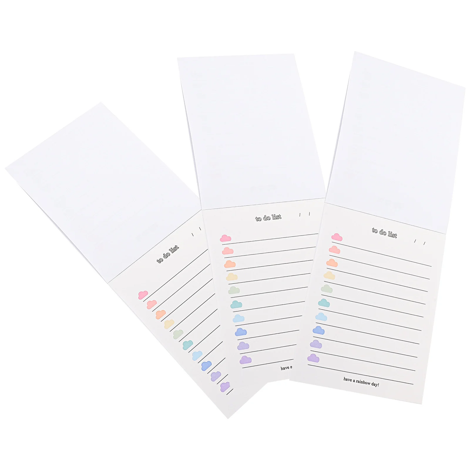 3Pcs Compact Household Note Pads Convenient Multi-Function to Do Pads Students Office Accessories Note Pad