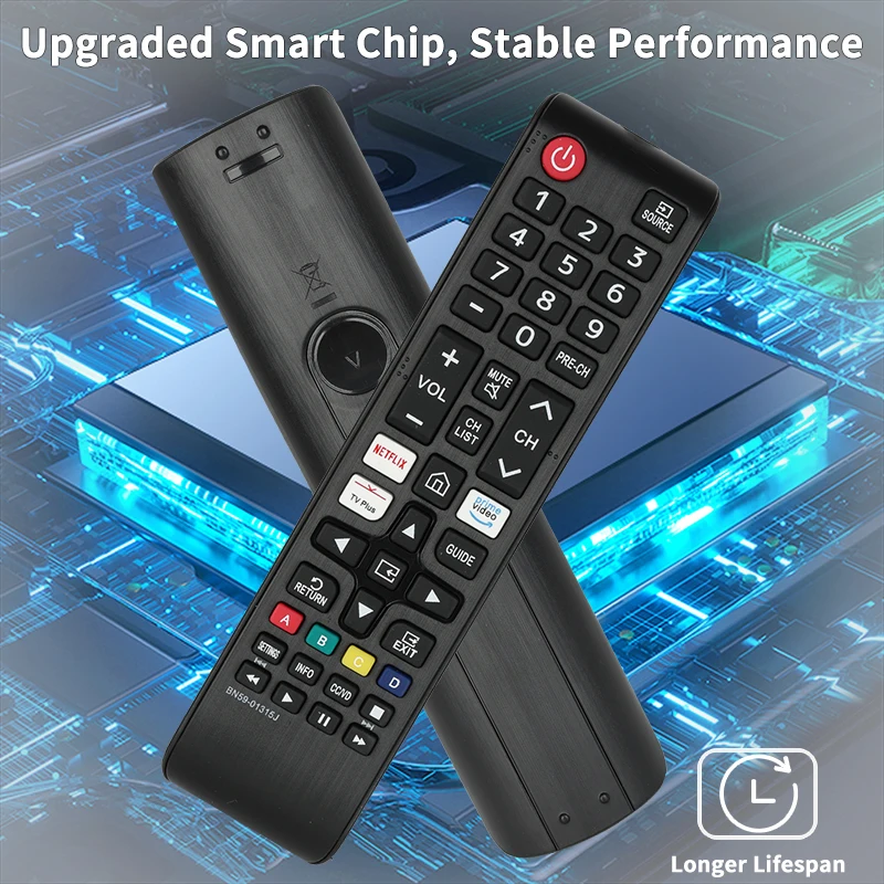 جهاز تحكم عن بعد بديل لتلفزيون سامسونج الذكي ، أزرار نيتفليكس ، بريميفيديو ، UN43TU7000F #6