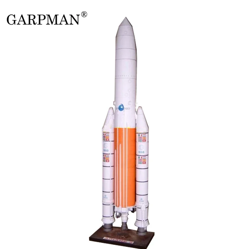 73cm Ariane Rocket 3D Paper Model DIY Science and Technology Space Students Puzzle Manual Class Origami Papercraft