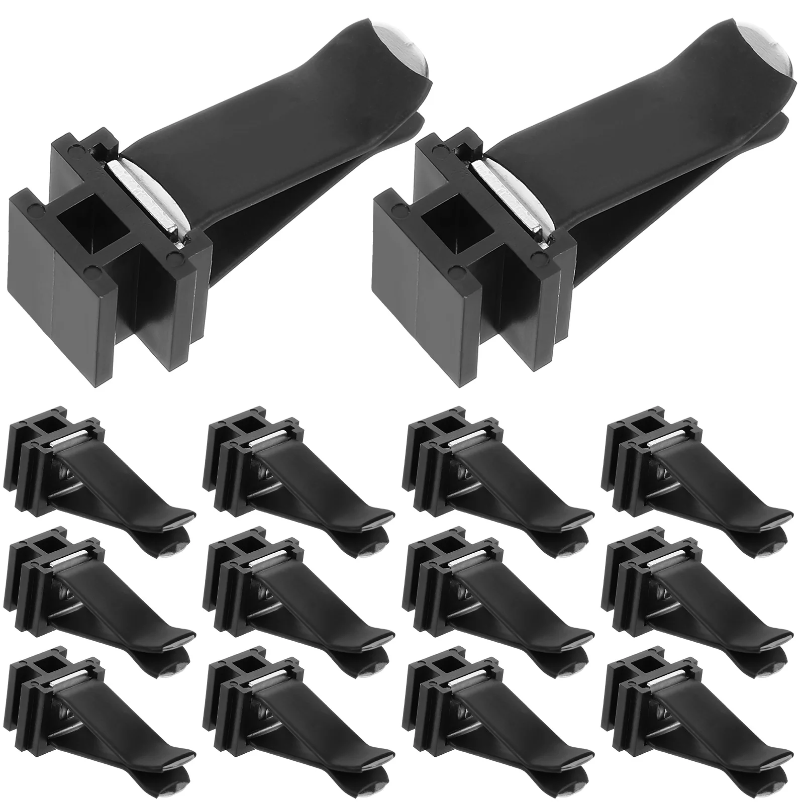 

20Pcs Durable Car Vent Clips Stylish Square Head for Air Freshener and Interior Decoration Car Accessories Vent Clip