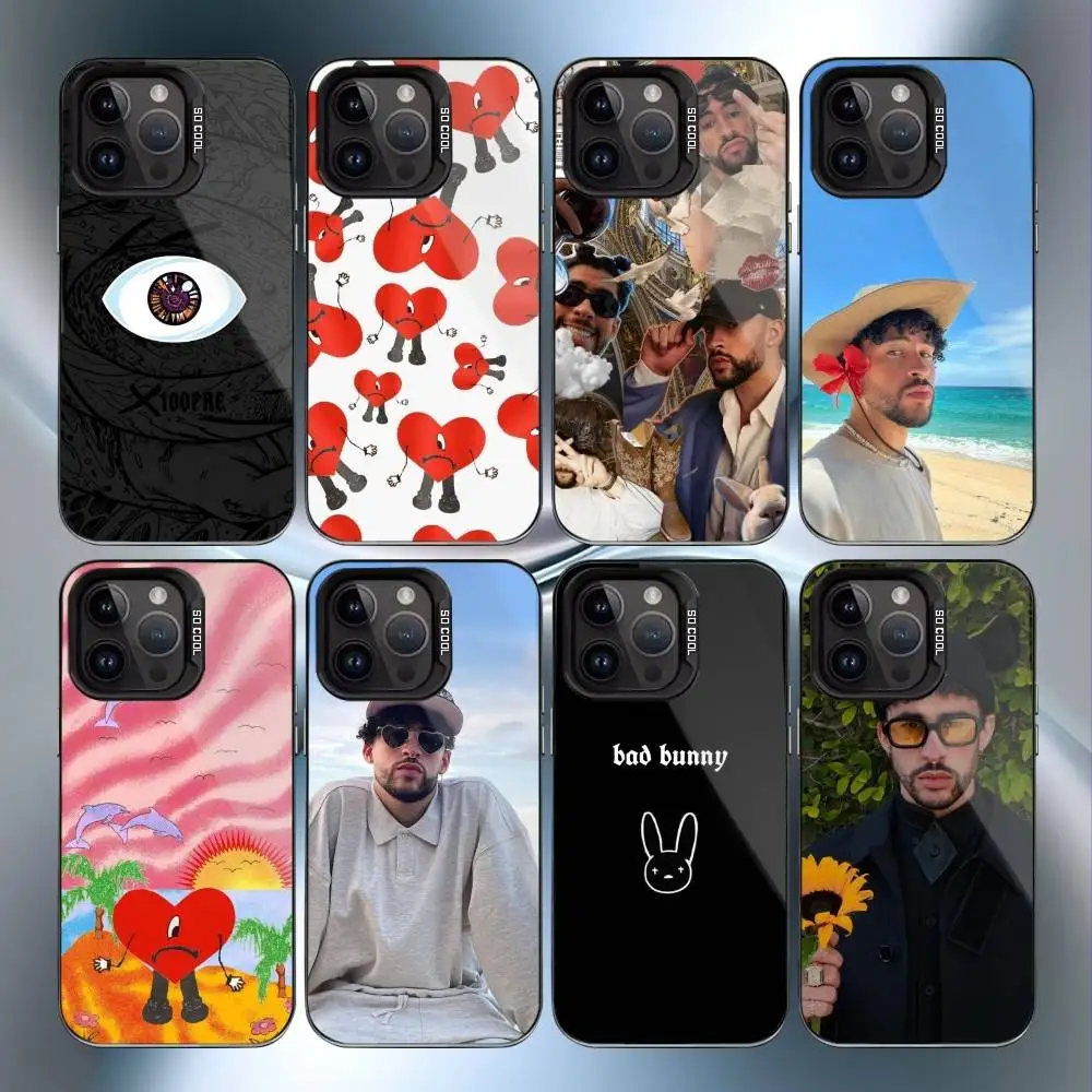 

rapper bad bunny-andrea Phone Case For IPhone 16 17 15 14 12 13 Pro Max Black Color Shockproof Cover