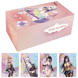 Dea storia Pink Beauties TCG Collection Cards Booster Box Cute Girl Rare Anime Game Character Board Toy periferiche regali di natale