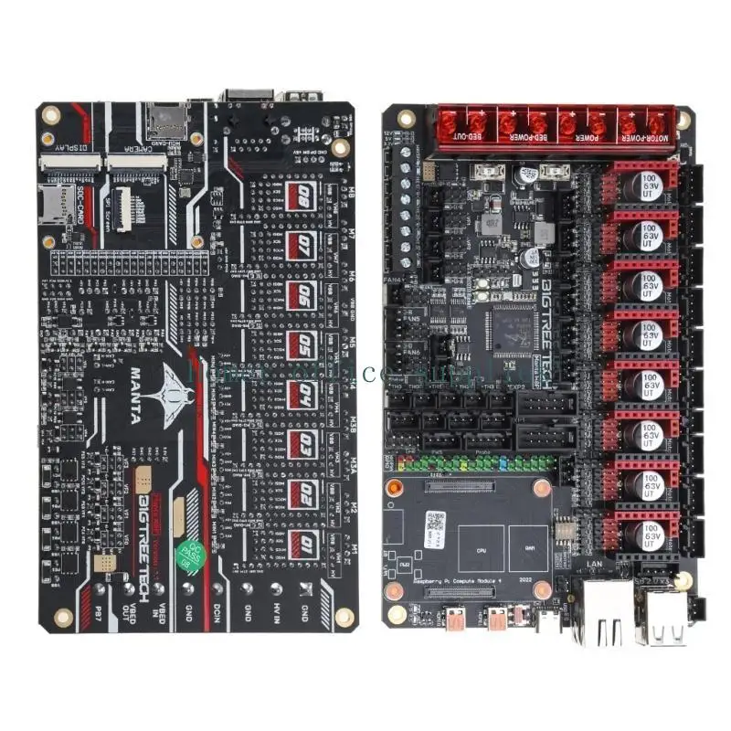 

K43B Manta M8P V1.1 Control Board 32Bit Integrated Motherboards Support for Klipper TMC5160 V1.3 for CB1 3D Printer