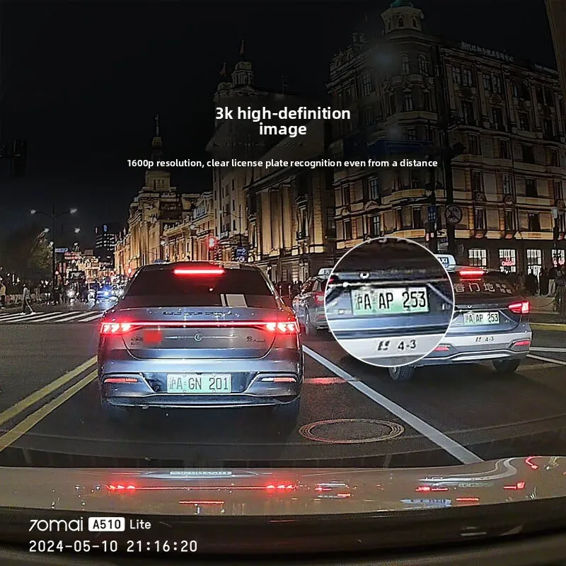 70 miles driving recorder 3K high definition image 2 inch screen wifi voice control