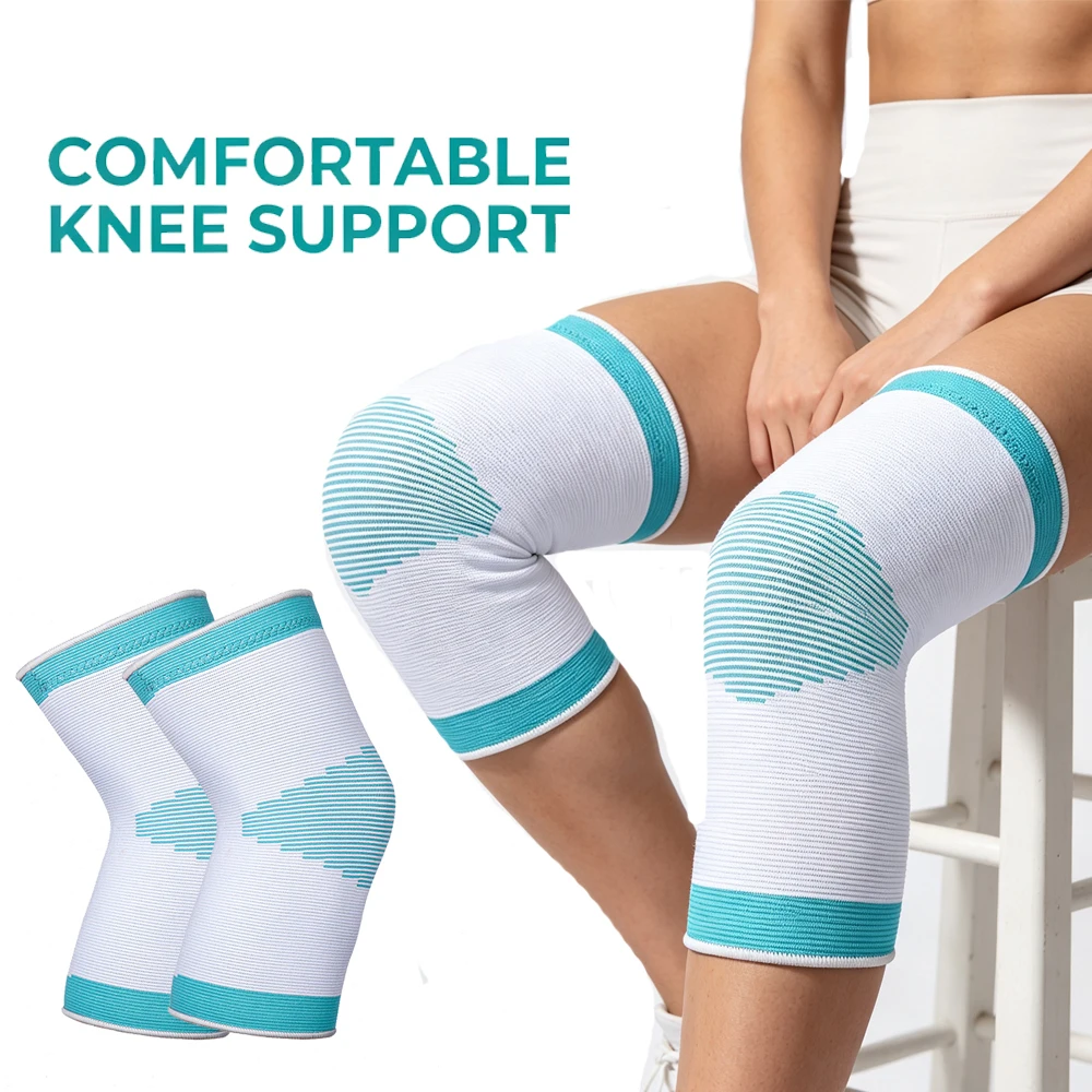 Running Gear Knee - 1 paar kniecompressiebeschermers – schokabsorberende fitnessuitrusting