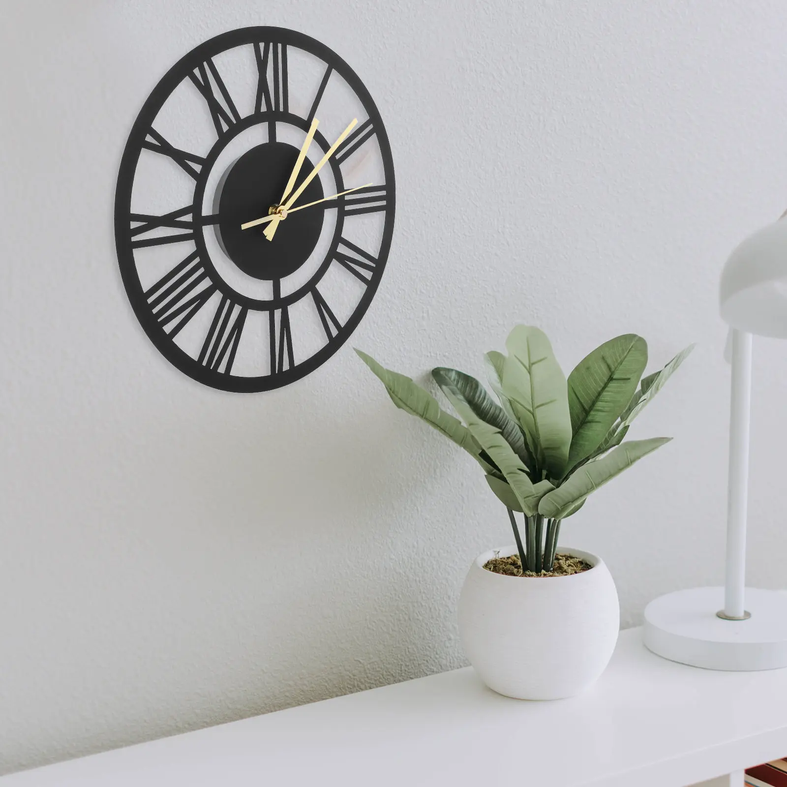 

Бесшумные настенные часы в скандинавском стиле, винтажные, из кованого железа, без звукового отклика, декоративные, для спальни, гостиной, современные, минималистичные, на батарейках