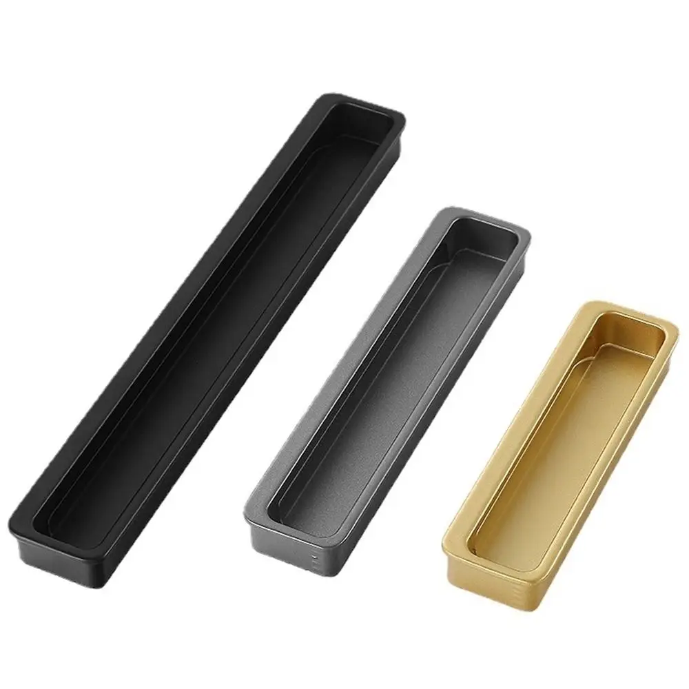 

Modern Style Furniture Handle Slotting Metal Embedded Stealth Handle Convenient Embedded Design Recessed Cabinet Door Handle
