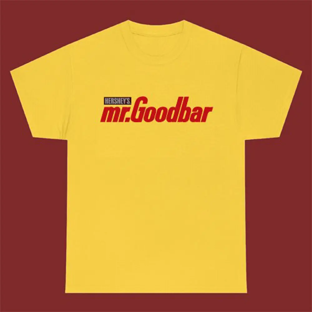 Mr. Goodbar Chocolate Candy Bar Men's Daisy Yellow T-Shirt Size S-5XL