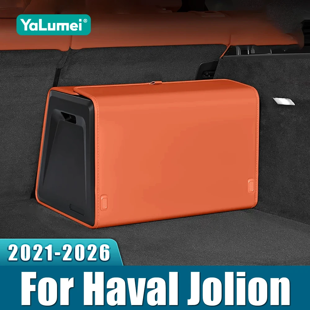 

For Haval Jolion 2021 2022 2023 2024 2025 2026 Universal Portable Foldable Nappa Car Trunk Organizer Box Tools Tidying Package