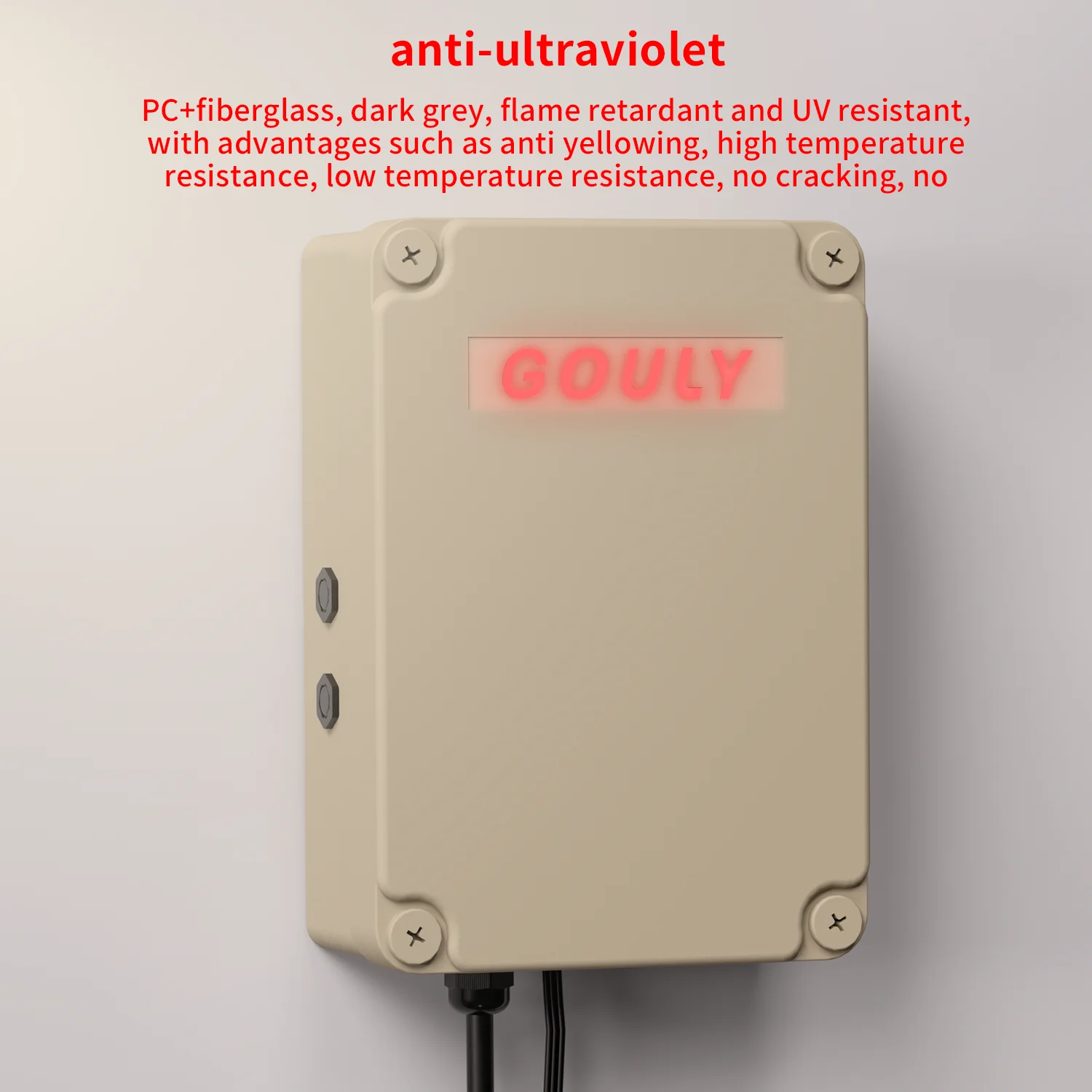 Waterproof Electrical Junction Box Outdoor 175*80*58mm Outdoor Socket Waterproof Box Led Lighting Control System