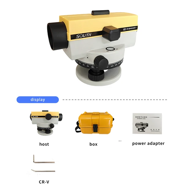 Livello di rilevamento e mappatura del sud NL32B Strumento di livellamento automatico per la misurazione dell'ingegneria ad alta precisione da 42 mm