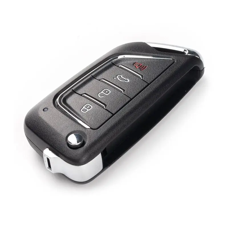 Xhorse XKCD06EN VVDI Universal Remote Key 2nd Generation for Cadillac Style 4 Buttons Wire Remote Supports Wireless Programming