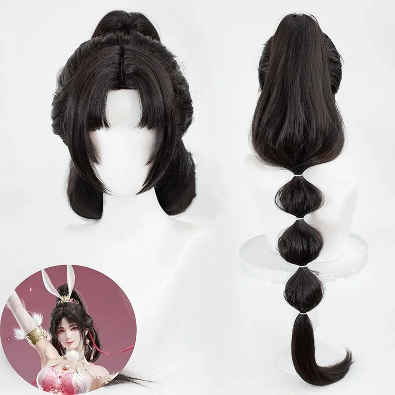 Игра Naraka: Bladepoint Kurumi Hu Tao Косплей Костюм Китайский Стиль Розовое Платье Hanfu Парик Женский Сексуальный Традиционный Фестивальный Костюм;8