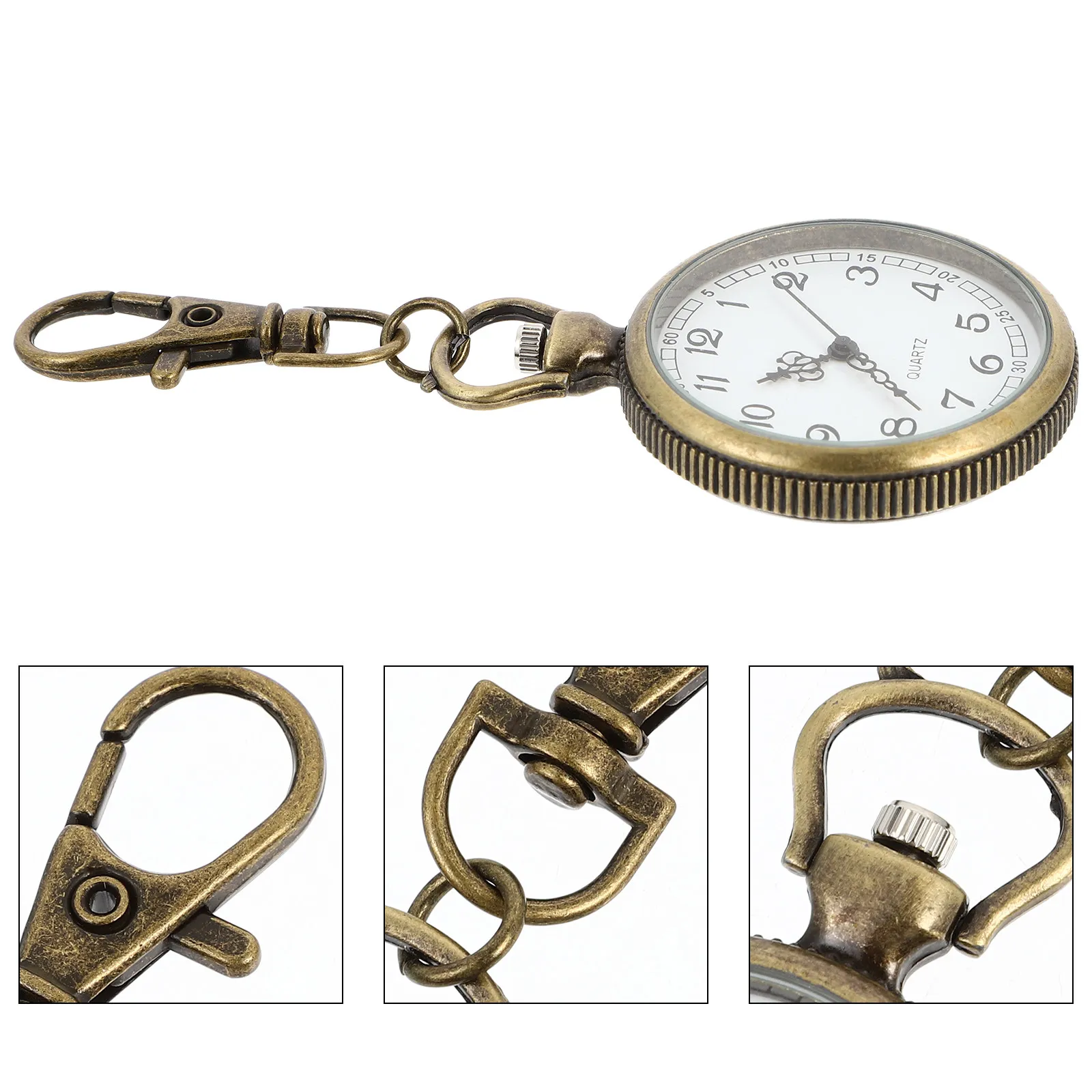 

1Pcs Hanging Nurse Clip Timepiece Smooth Finish Lightweight Design Ideal for Hospital Nurses Daily Use
