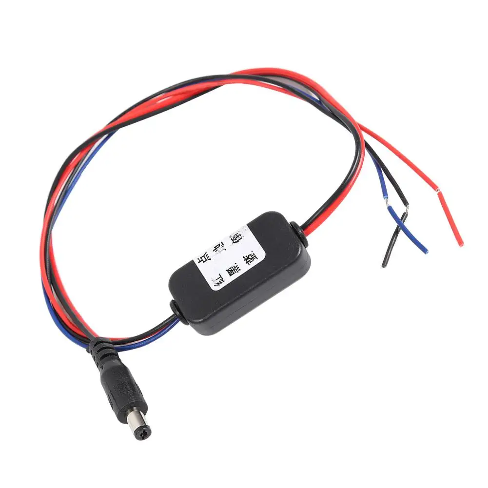 VODOOL Car Rearview Camera Power Relay 12V Car Backup Camera Relay Regulator Car Camera Power Relay Capacitor Filter Connector