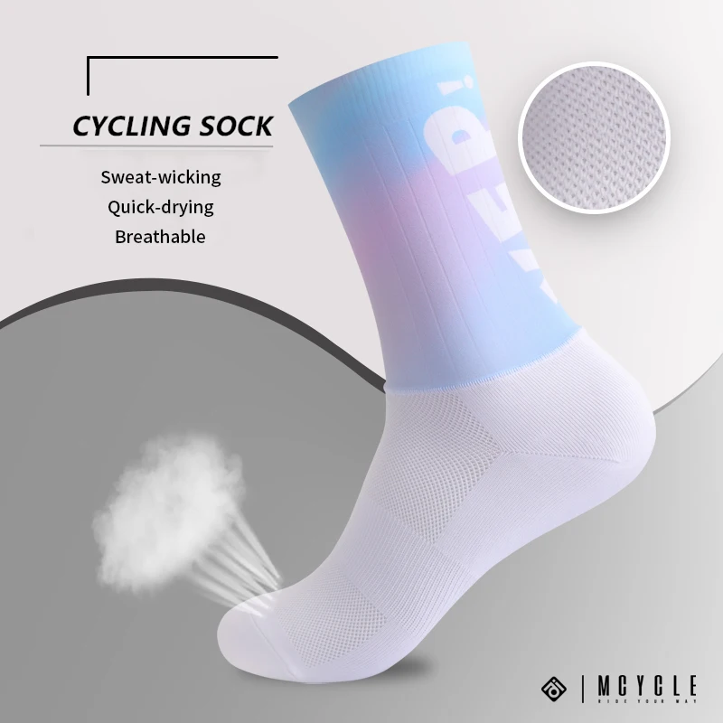 

Mcycle Men Biking Compression Socks Professional Mtb Bike Women Bicycle Socks For Men Outdoor Sports Socks Aero Cycling Socks