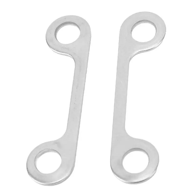 Excellent-2 PCS Water Pump Housing Pressure Plate Silver Metal For 2 4 Stroke Outboard Engine 15