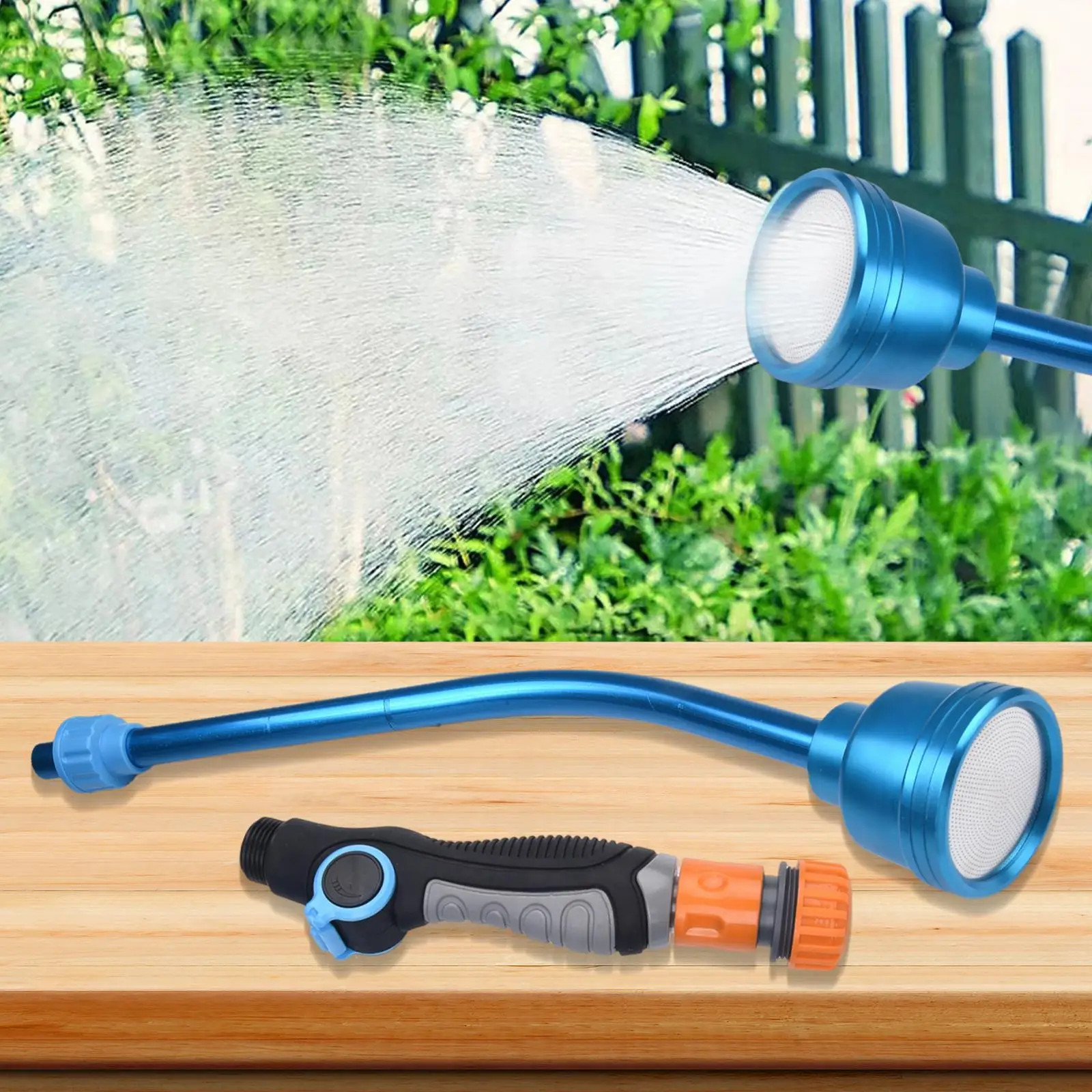 

Watering Wand 19.48Inch Detachable Sprayer Wand 1000 Holes Garden Hose Wand For Hanging Baskets Plants Shrubs Gardens And Lawns