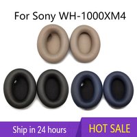 Leather Ear Cushion Sponge Earpads for Sony WH-1000XM4 Wireless Headset Gamer Portable Earmuffs Memory Foam Cover High Quality