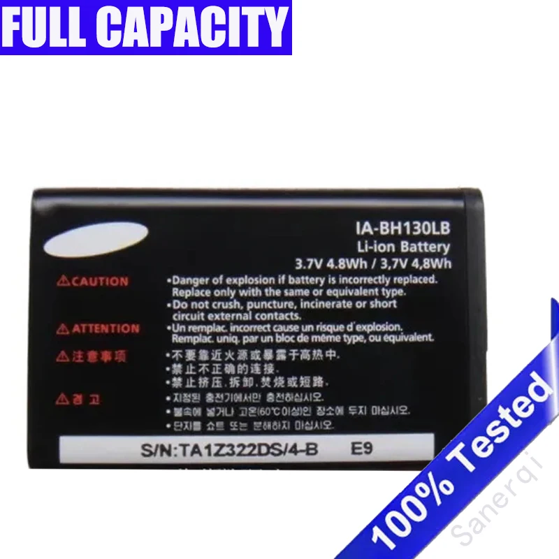 

IA-BH130LB для Samsung SMX-C10 SMX-K44 C14 C10 K44 Аккумулятор