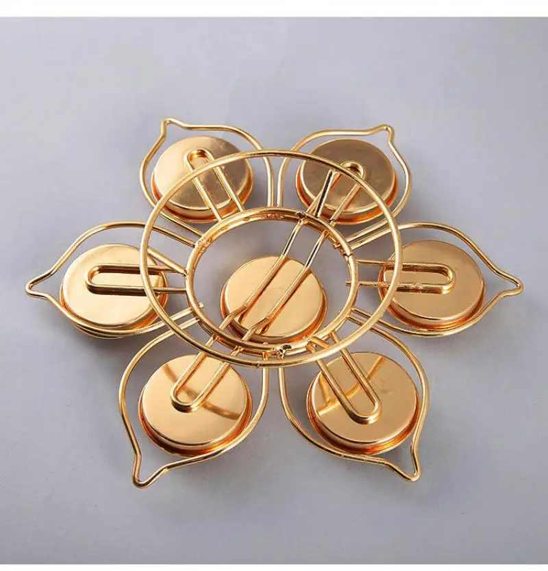 Tibet Tibetan Buddhist Supplies Lotus Butter Light Lamp Holder Buddha Decoration
