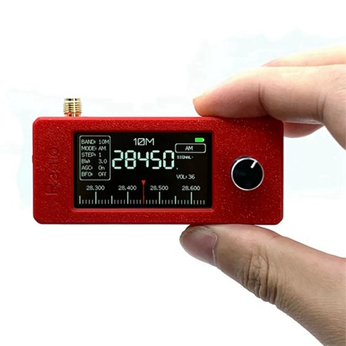 ABJZ SI4732 0.5-108mhz ポータブルラジオ LSB USB AM FM FM/AM ラジオ 9.9KHz-181MHz アンテナ付きオールバンドラジオ受信機