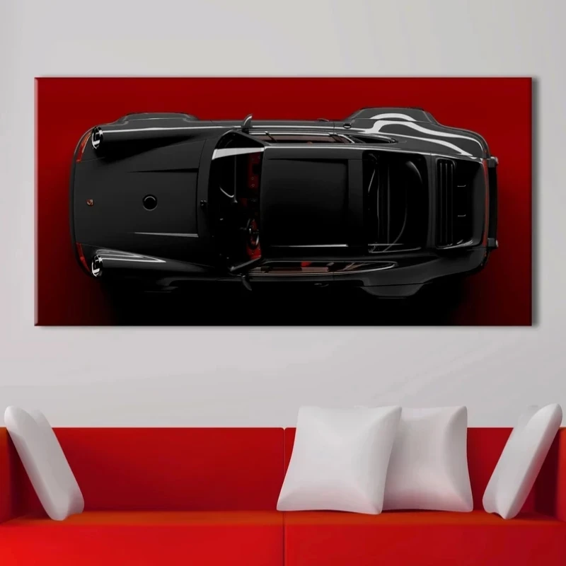 Canvas Painting Large Size Racing Posters Prints Supercar Wall Art For Living Room Home Decor Modern Luxury Sports Car view 2