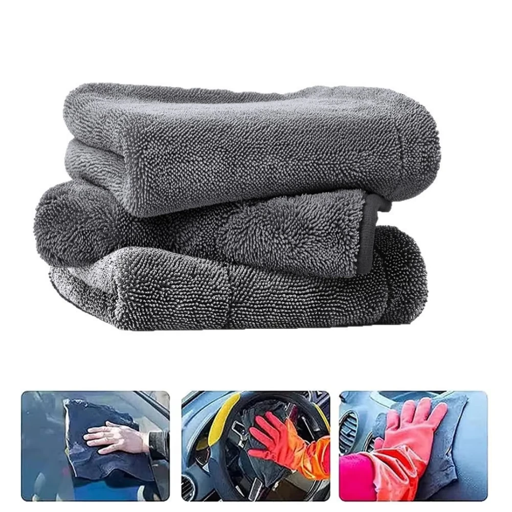 50x60cm Cleaning Cloths Strong Water Absorption Thickened Absorbent Cleaning Cloth Kitchen Towel Lint Free For Floor Table Car
