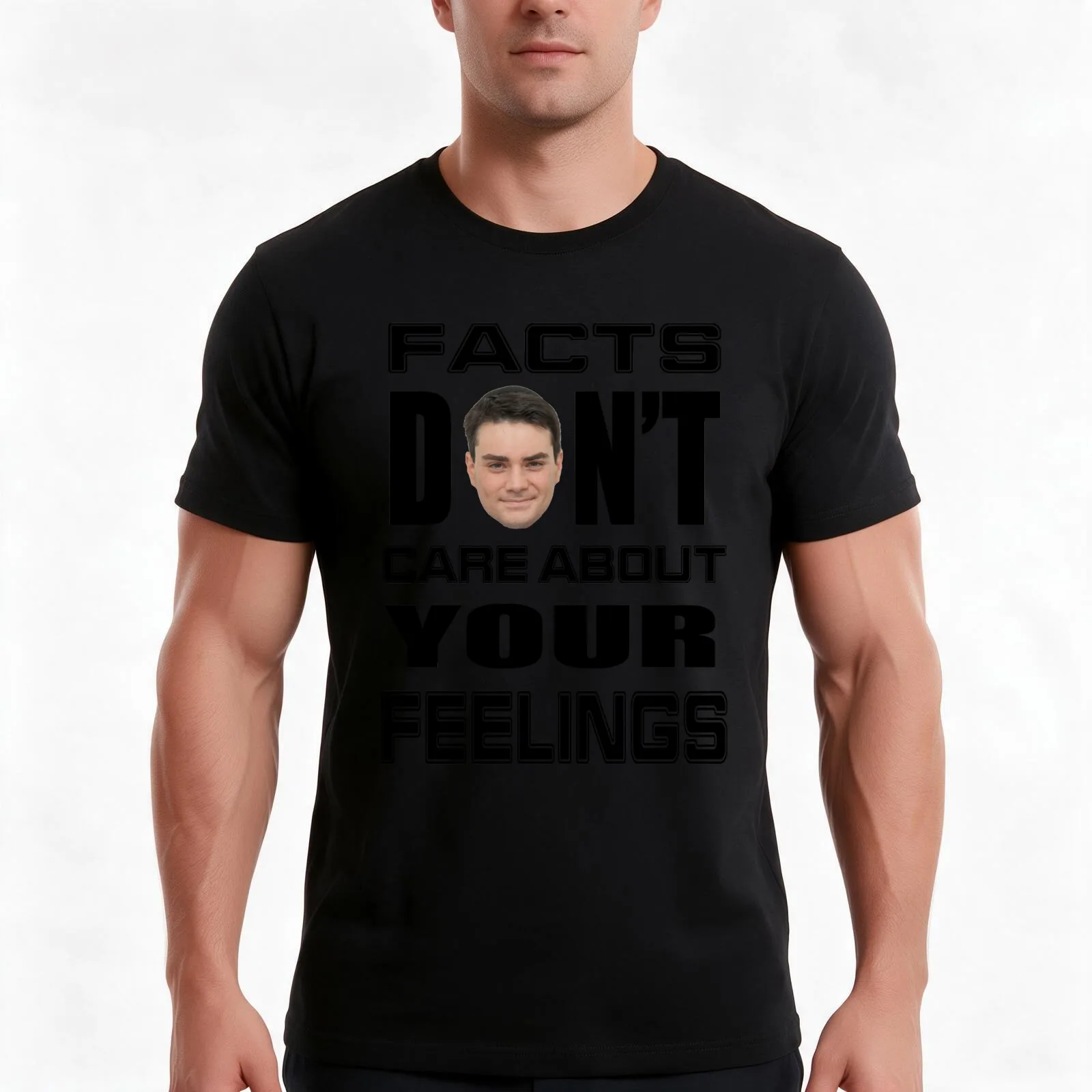 Facts Don't Care About Your Feelings 6 T-Shirt Summer Casual Cotton Tee Oversized Streetwear Tops Vintage Graphic Print