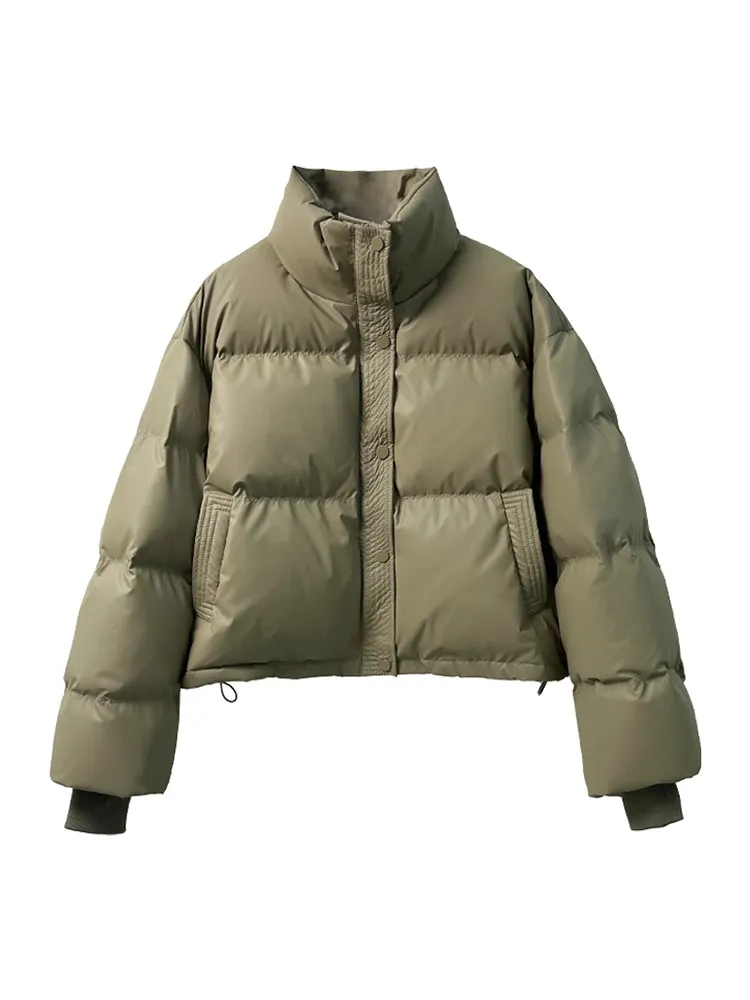 Chaqueta de Algodón para Mujer, Estilo Coreano, Holgada, Acolchada, sin Mangas, Estilo Informal