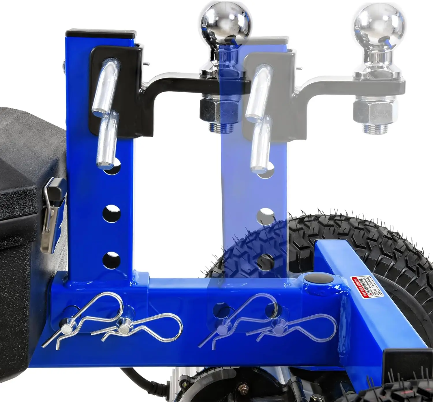 مقطورة كهربائية دوللي مع محرك 800 وات 7 أمبير تيار مستمر 24 فولت عربات يدوية لسهولة الحركة حتى 440 رطل #5