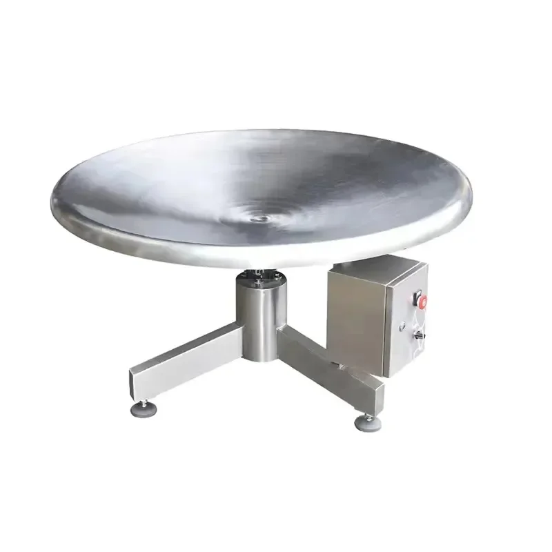 Rotary packing table Round rotating collection table