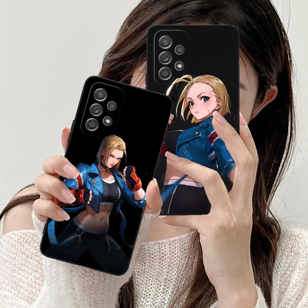 حافظة لهاتف سامسونج جالاكسي M55 54 42 35 34 33 32 23 22 15 14 13 12 F55 5G غطاء ملون فاخر