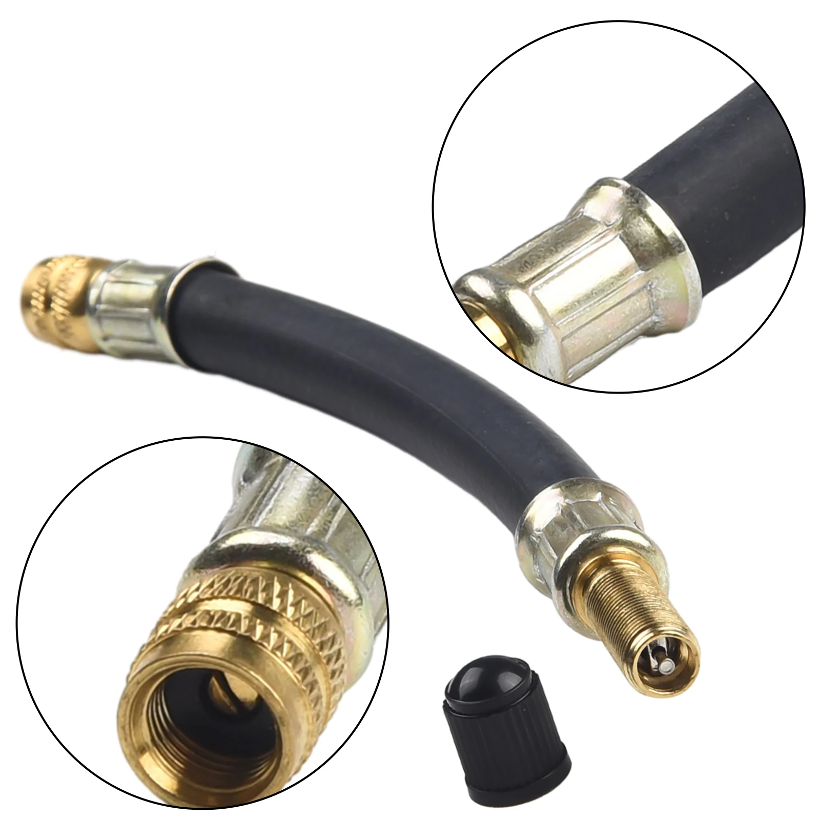 Extension Adapters Long 6 Inch Dual Valve Stem Extensions for Easy Tire Maintenance on For Trucks and Trailers