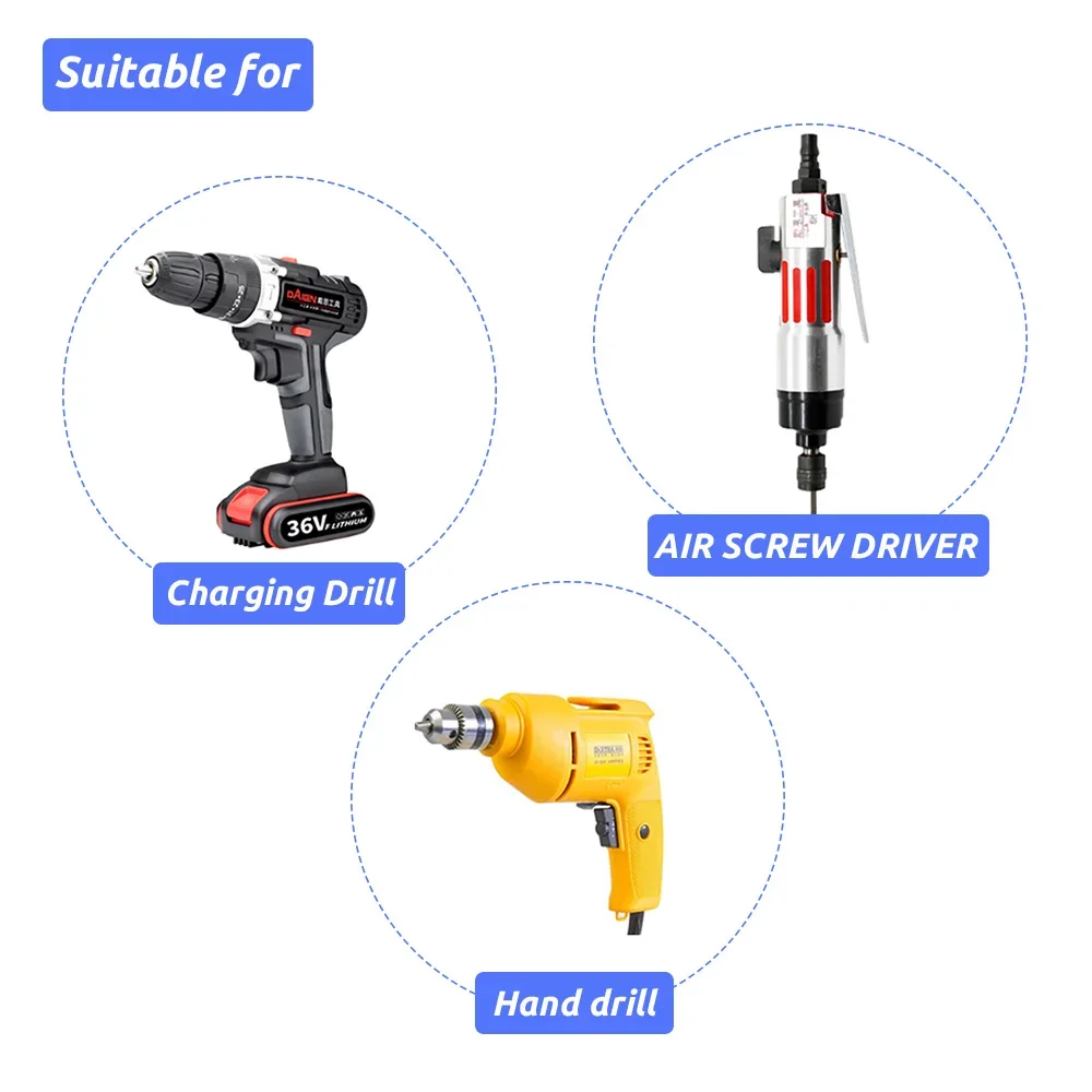 Power Drill Tool 1/4 Inch Krachtige Drill Tool 105 Degree Right Angle Driver Hex Magnetic Screwdriver Angled Bit Holder