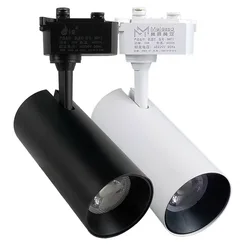 Track spotlight LED rail style clothing store 10W15W20WCOB super bright energy saving commercial spotlight background wall spotl