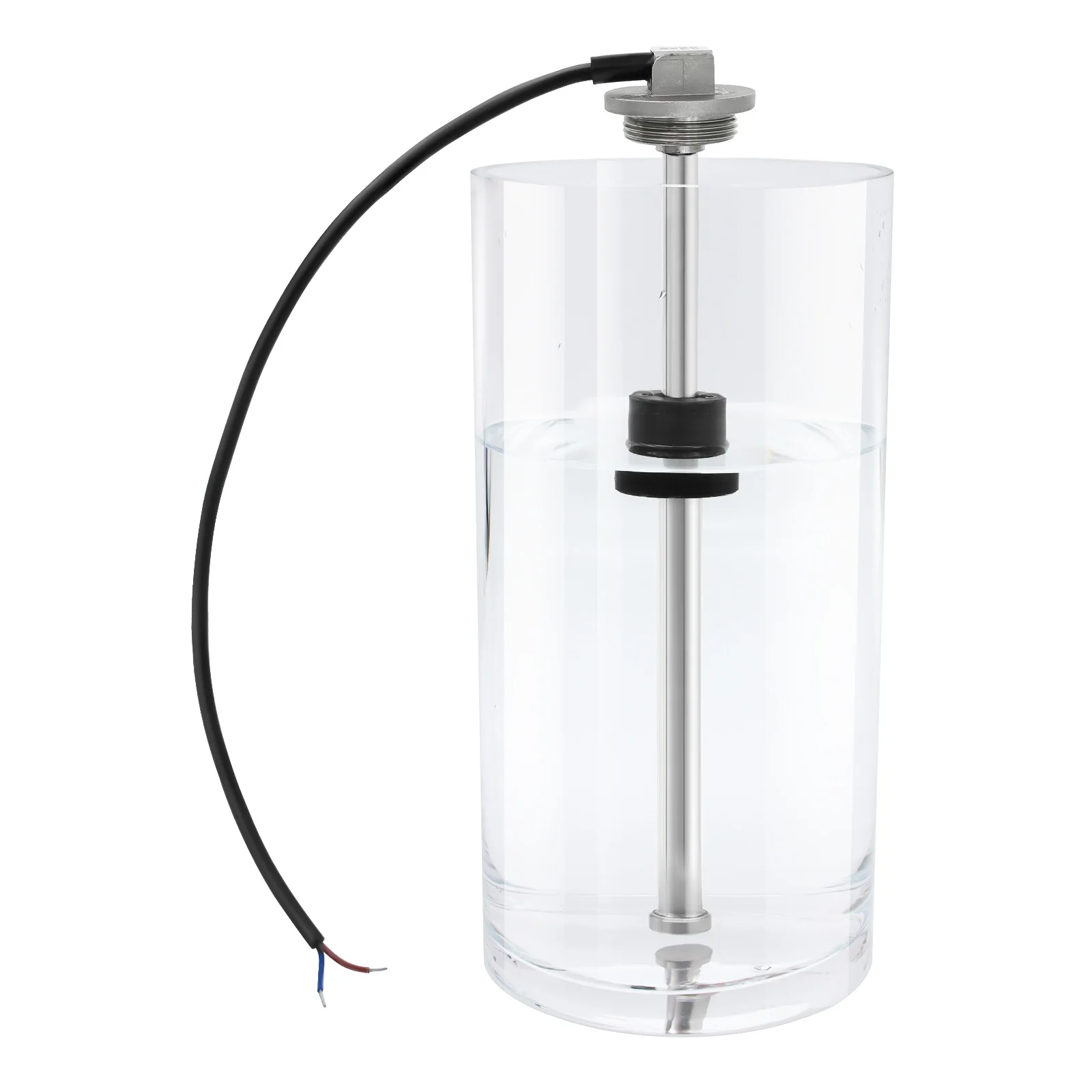 ZMFJH 100-575MM Water Level Sensor 240-33ohm Fuel Oil Float Level Sensor 41.5MM BSP1 1/4 Thread Sensor for Marine Boat Car Gauge