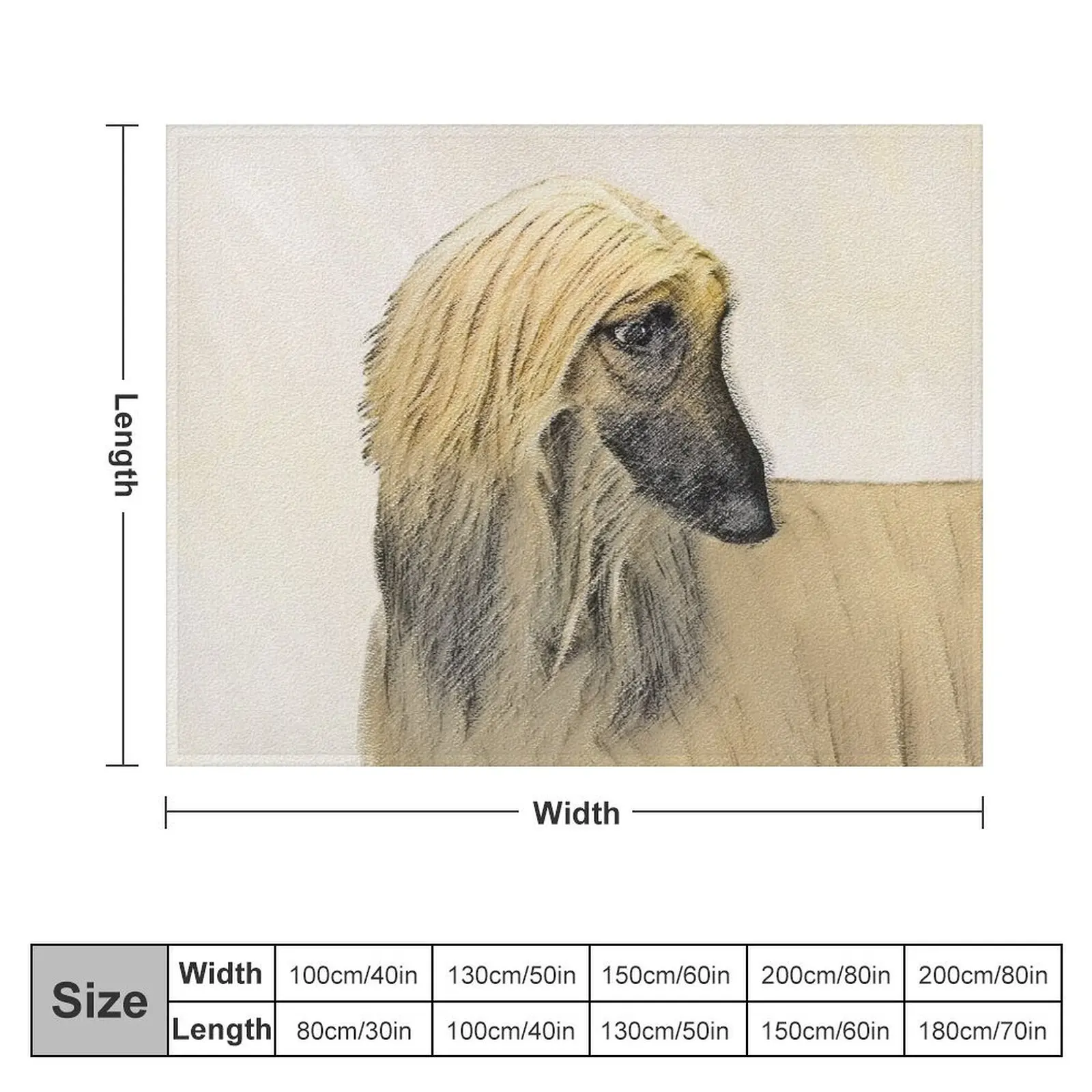 Afghan Hound Throw Blanket Decorative Beds Comforter Large Blankets For Bed Blankets