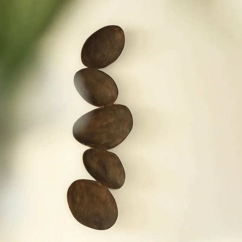 Leaf art installation retro nostalgic original design wabi-sabi wind B & B hotel living room artwork