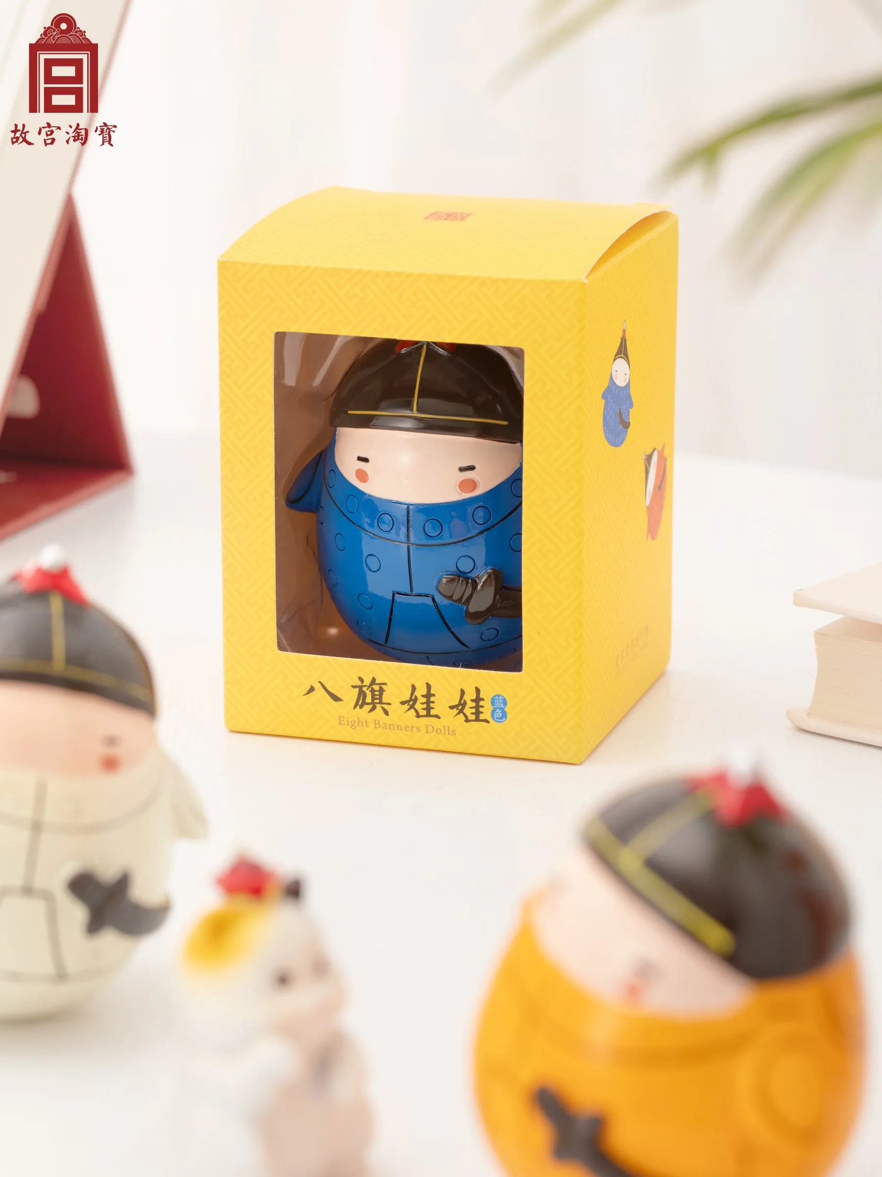 دمية The Eight Banners لتزيين طاولة غير قابلة للتشوه للمدينة المحرمة، هدية عيد ميلاد، هدية ثقافية وإبداعية