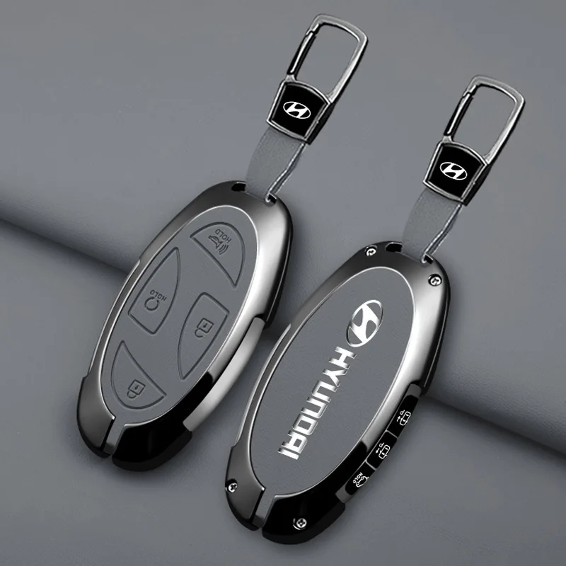 حافظة مفتاح السيارة عن بعد غطاء شل حامل حماية لـ Kona SX2 الجديد لشركة Hyundai IONIQ 6 2023 2024 ملحقات Grand Prix GN7 الجديدة