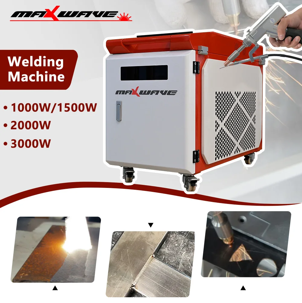 Fiber Laser Welding Machine Maxwave 3 In 1 Air Cooled System Welder Cleaner Cutter Raycus MAX JPT Lasers