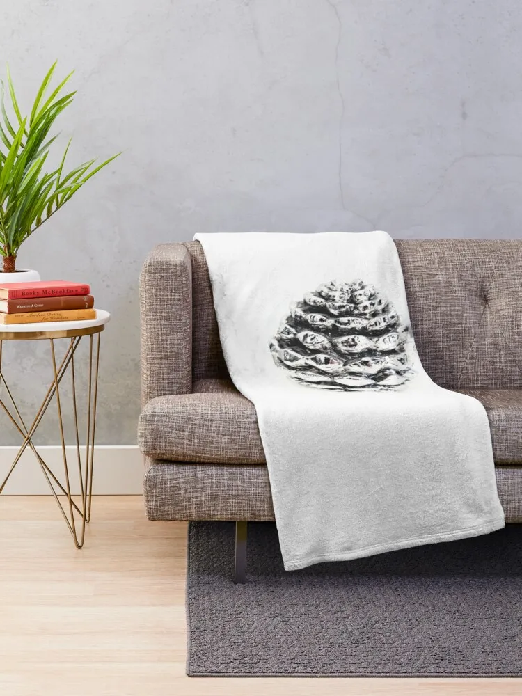 pine cone , beauty , for good luck, nature Throw Blanket Blankets For Bed Flannels Blankets