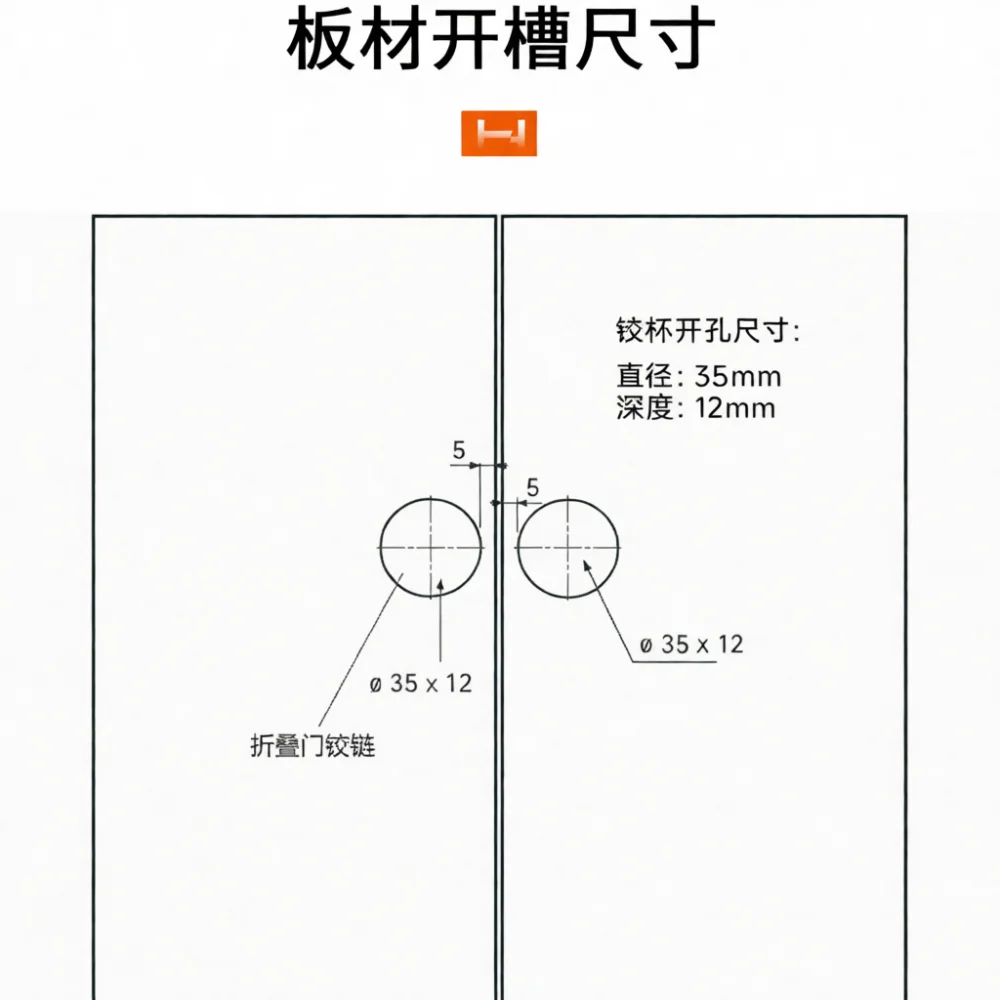 Durable Double Cup Folding Hinge For HITE Cabinet Door Zinc Alloy 180 Degree Flat Opening Furniture Hardware Repair Components