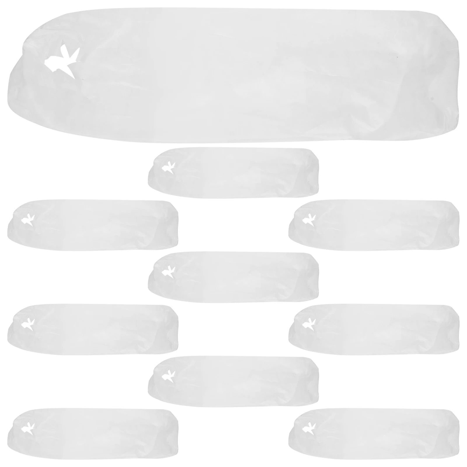 

10pcs White Non-woven Hole Towels Disposable Massage Bed Covers 95x215cm Salon Sheets Protectors Nursing Bedding
